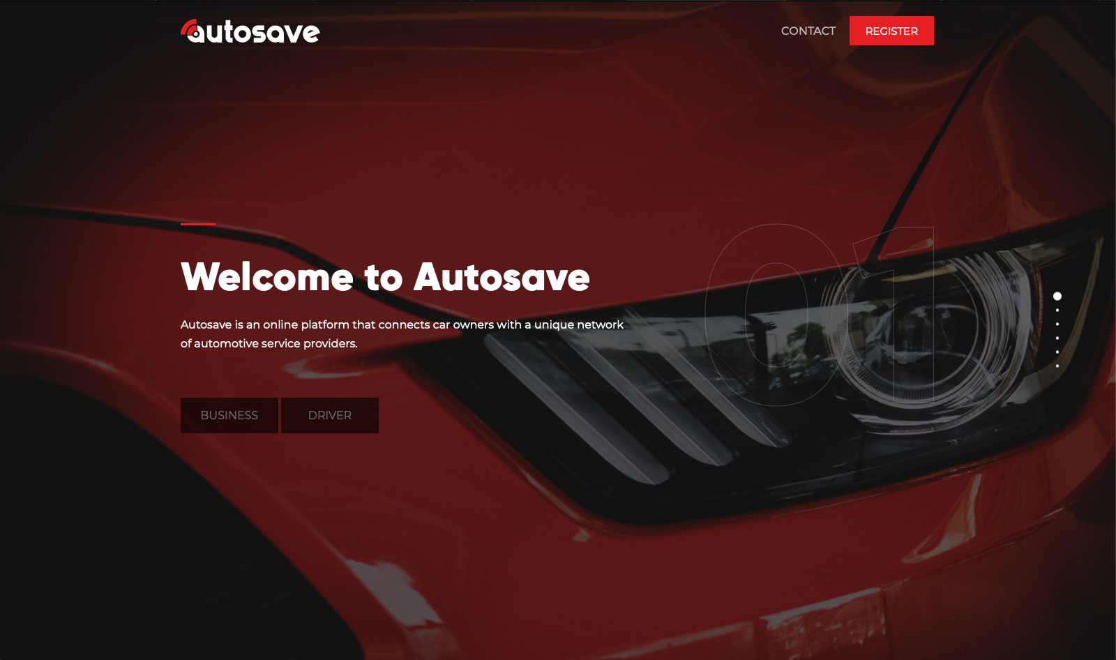 Redizajn web stranice AutosaveApp